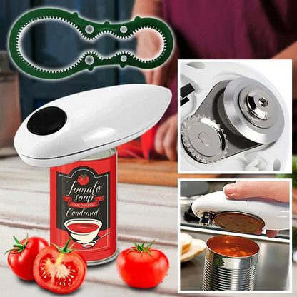 Dailyvra 2-in-1 Electric Can Opener and Bottle Opener - Automatic Smooth Edge Kitchen Openers