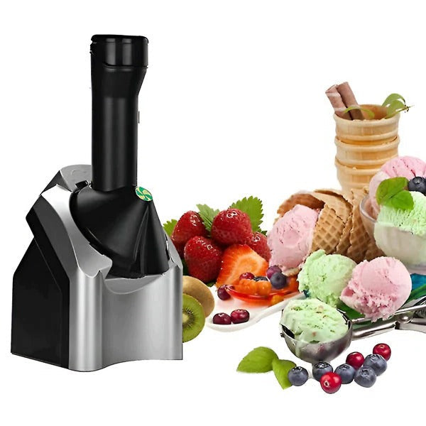 Dailyvra Compact Electric Ice Cream Maker - Countertop Automatic Frozen Yogurt and Sorbet Machine