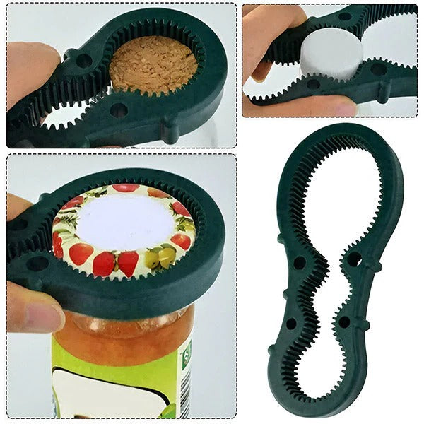 Dailyvra 2-in-1 Electric Can Opener and Bottle Opener - Automatic Smooth Edge Kitchen Openers